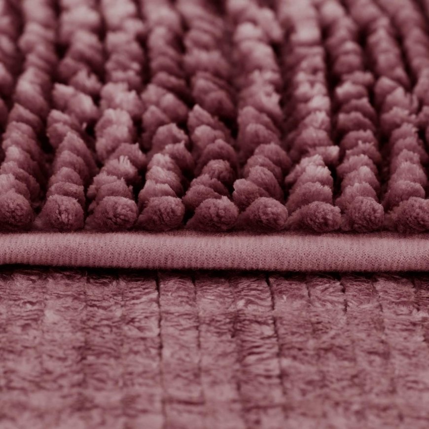 Bathroom mat set AmeliaHome BATI 50X80+40X50 cm, color: purple/pink – 4