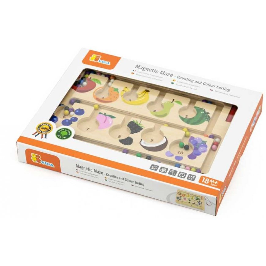 Viga 44745 Magnetinis labirintas - spalvų skaičiavimas ir rūšiavimas – 4
