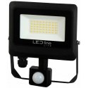 Ulkovalaisin liiketunnistimella LED 30W neutraalivalkoinen 230Vac, 3000lm, IP65, musta, PHOTON, LED LINE Ulkovalaisin liiketunnistimella LED 30W neutraalivalkoinen 230Vac, 3000lm, IP65, musta, PHOTON, LED LINE