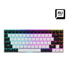 Sharkoon SKILLER SGK50 S3 klaviatuur Mängimine USB QWERTY Vene Valge
