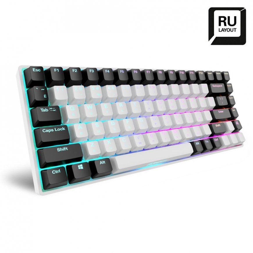 Sharkoon SKILLER SGK50 S3 klaviatuur Mängimine USB QWERTY Vene Valge – 2