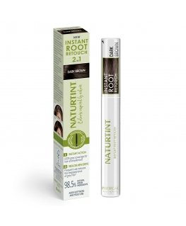 Naturtint INSTANT ROOT RETOUCH 2-in-1 laikinas plaukų atspalvio koreguoklis Tamsiai rudas 10 ml