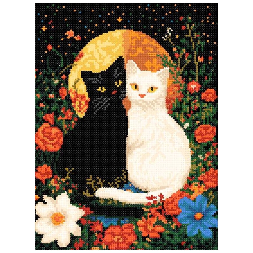 Beldizart Deimantide maal koos raami Cat 30x40 cm VA837