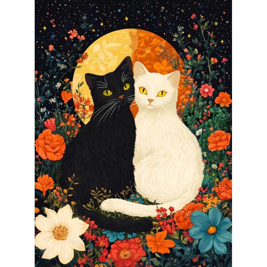 Beldizart Deimantų tapyba su porėmiu Katės 30x40 cm VA837 – 4