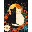 Beldizart Diamond painting with frame Cats 30x40 cm VA837 Beldizart Diamond painting with frame Cats 30x40 cm VA837