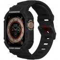 Браслет Skinarma + чехол Mecha 2в1 для Apple Watch 49мм черного цвета Браслет Skinarma + чехол Mecha 2в1 для Apple Watch 49мм черного цвета