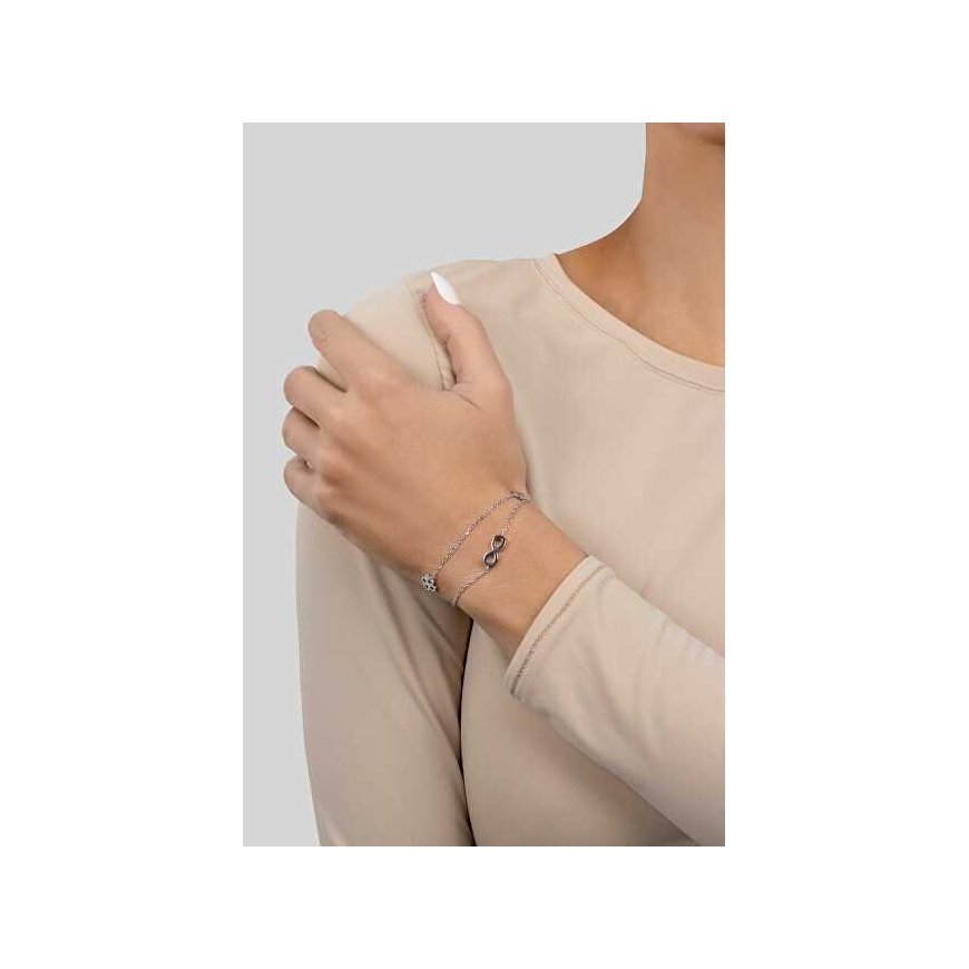 Brilio Silver Double BRC34W silver charm bracelet – 3
