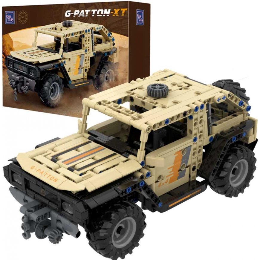 Pantasy construction blocks G-Patton XT vehicle 1:18 car 26.4 cm 694 pcs.