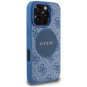 Guess 4G Circle Classic Logo MagSafe vāciņš iPhone 16 Pro - zils Guess 4G Circle Classic Logo MagSafe vāciņš iPhone 16 Pro - zils