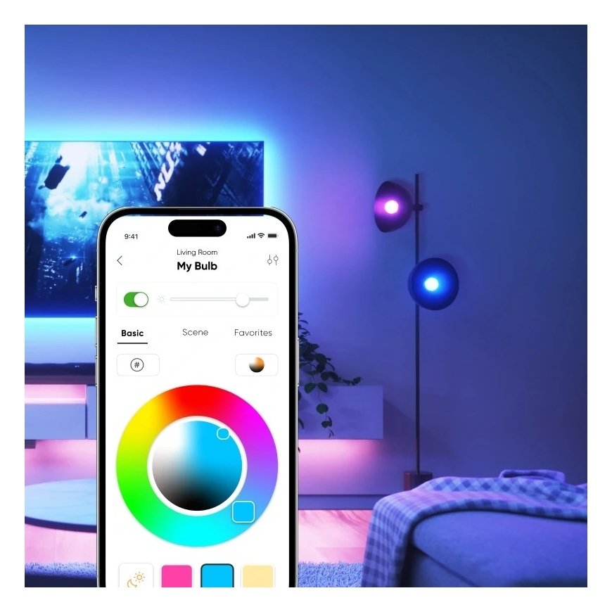 Nanoleaf Essentials Smart A60 Lemputė Matter WiFi 900Lm – 4