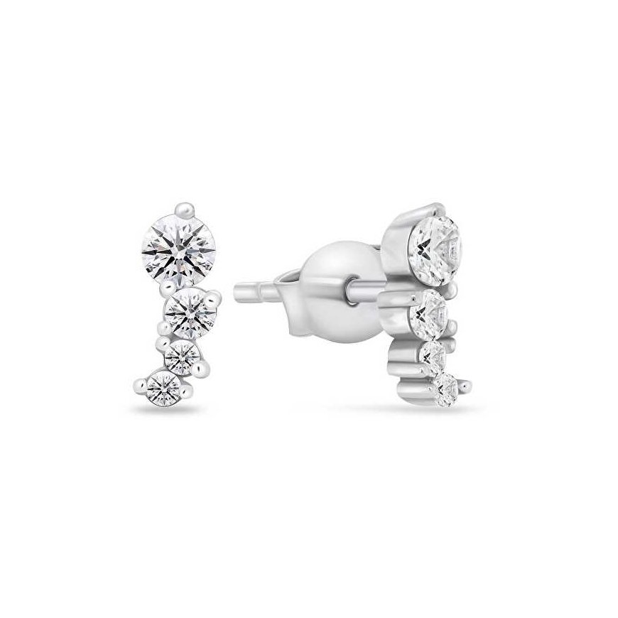 Brilio Silver Brilio Silver Charming silver earrings with zircons EA968W