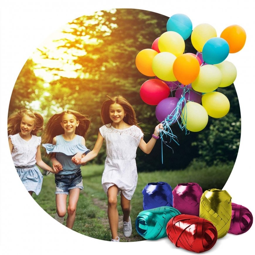 Globaali tulo 0,42m3 heliosylinteri, jossa on balonki ja nauha – 4