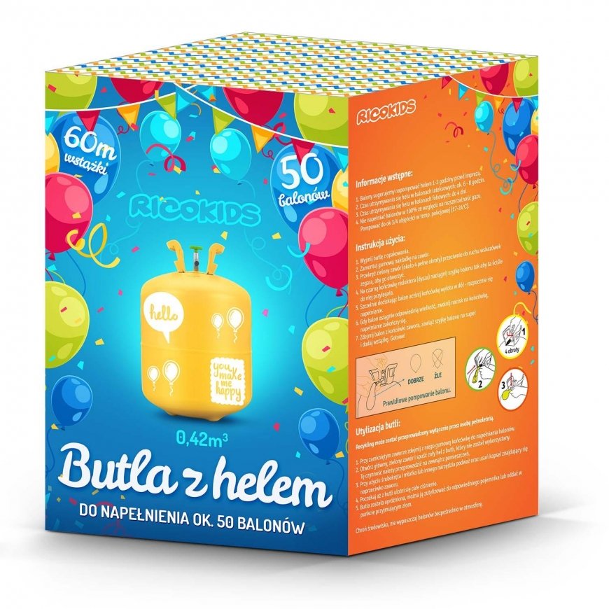 Globalus pajamos 0,42m3 helio cilindras su balionais ir juostele – 5