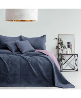 Kaksipuoleinen peitto AmeliaHome SOFTA 220 x 240 cm, väri: tummansininen/purppura