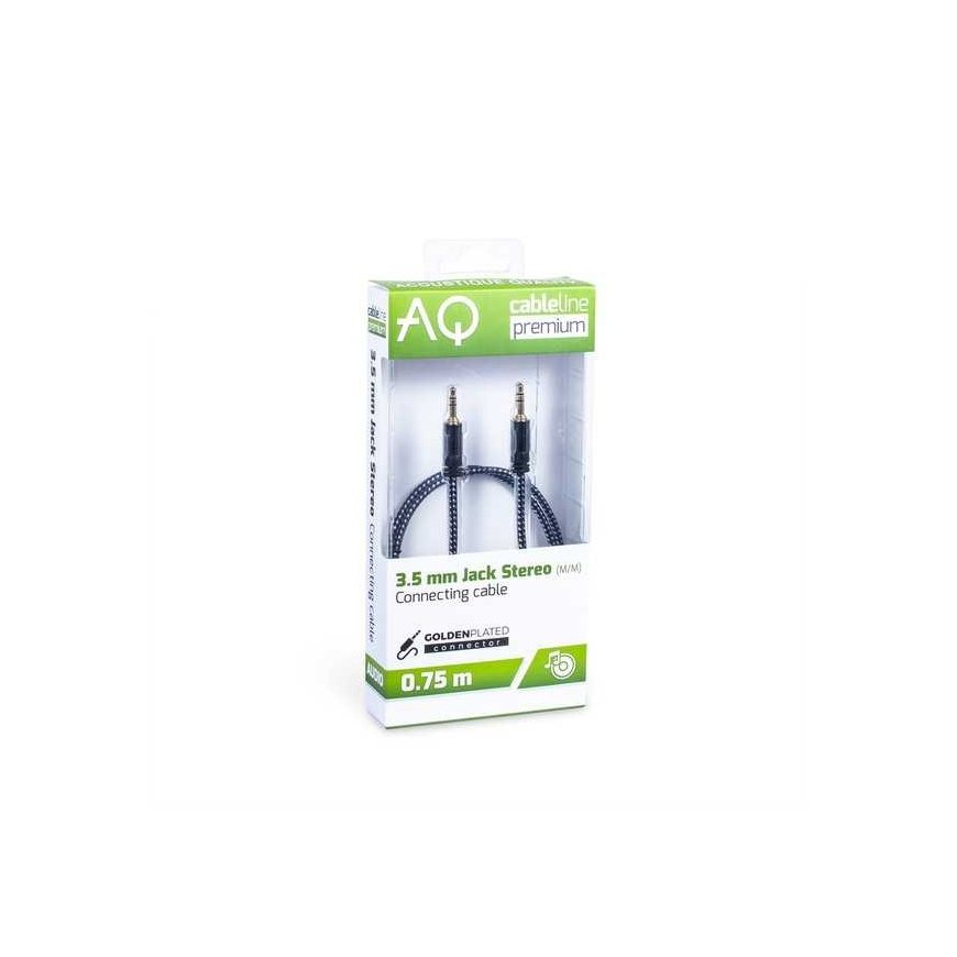 Jack 3,5 mm - Jack 3,5 mm kaabel Pikkus: 3,0 m AQ Premium – 2