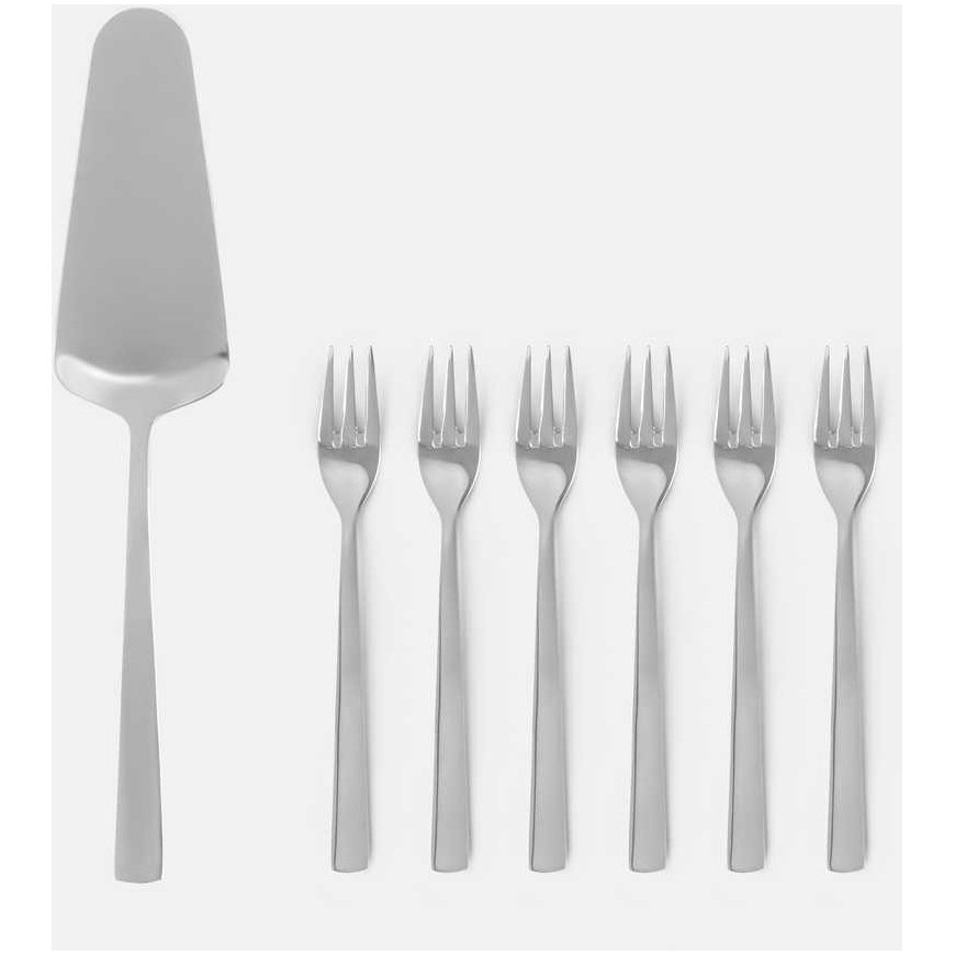 AMBITION 7-piece cake fork and spatula set