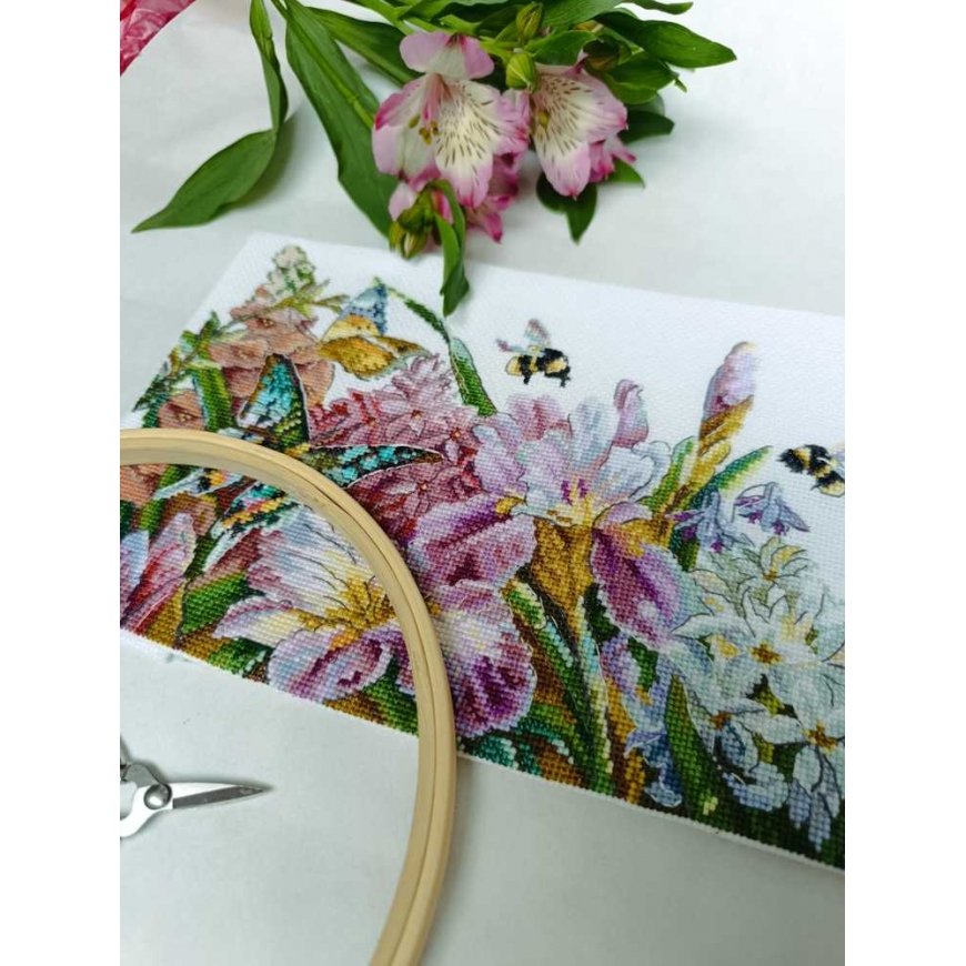 Beldizart Kryželiu embroidery kit "Blooming Irises" SANTS-11 – 3