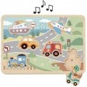 Tooky Toys TOOKY TOY деревянные интерактивные пазлы автомобили Tooky Toys TOOKY TOY деревянные интерактивные пазлы автомобили