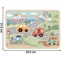Tooky Toys TOOKY TOY деревянные интерактивные пазлы автомобили Tooky Toys TOOKY TOY деревянные интерактивные пазлы автомобили
