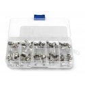 WTA kaitsekindlate komplekt 5x20mm - alates 0.5A kuni 20A - 100 tk - justPi WTA kaitsekindlate komplekt 5x20mm - alates 0.5A kuni 20A - 100 tk - justPi