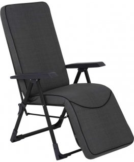 Sofa chair with footrest Modena Square Plus Black Edition H024-07PB PATIO