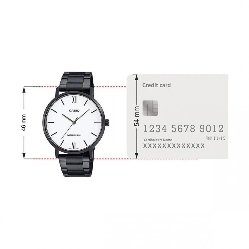 Casio men's watch MTP-VT01B-7B + box – 3