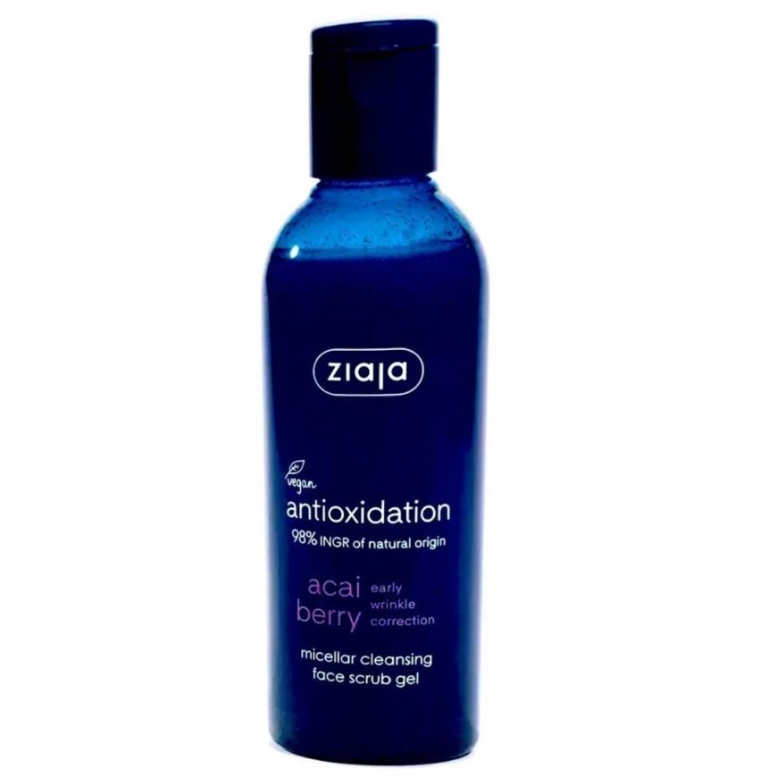Micellar gel with peeling Acai Berry (Micellar Cleansing Face Scrub)