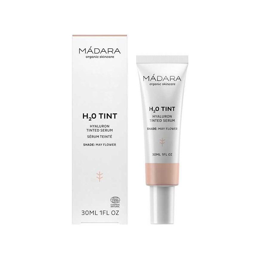 MÁDARA hialuronskābes tonējošais serums H20 Tint (tonējošais serums) 30 ml 1 Maija ziedu CC krēms – 2