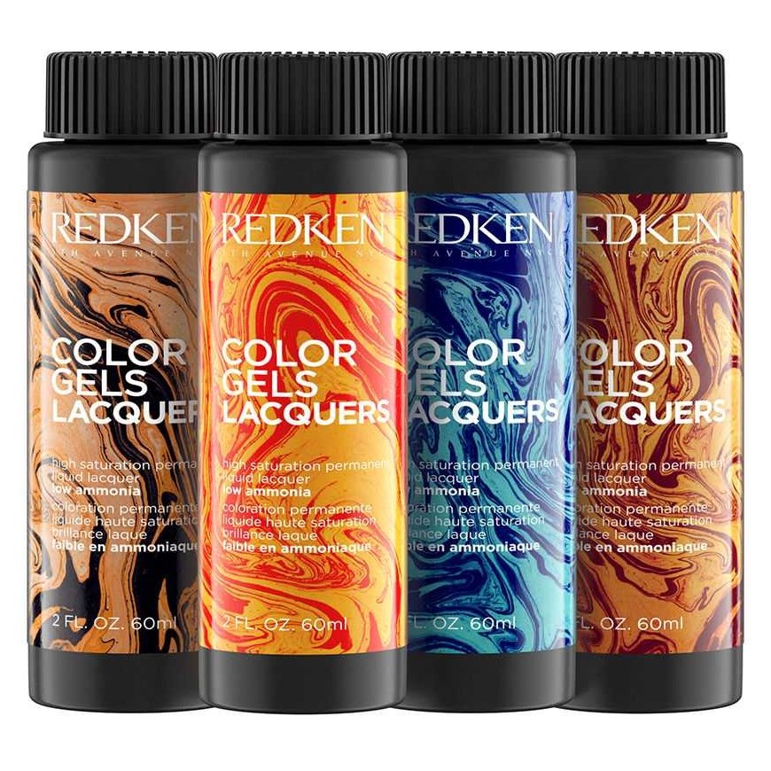 Permanent hair color Redken Color Gel Lacquers 4NW-maple (3 x 60 ml) – 2