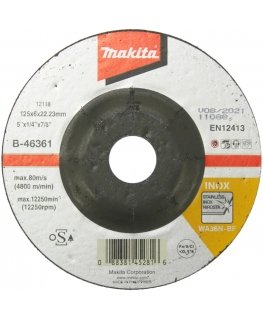 Makita Grinding Disc 125x6mm INOX