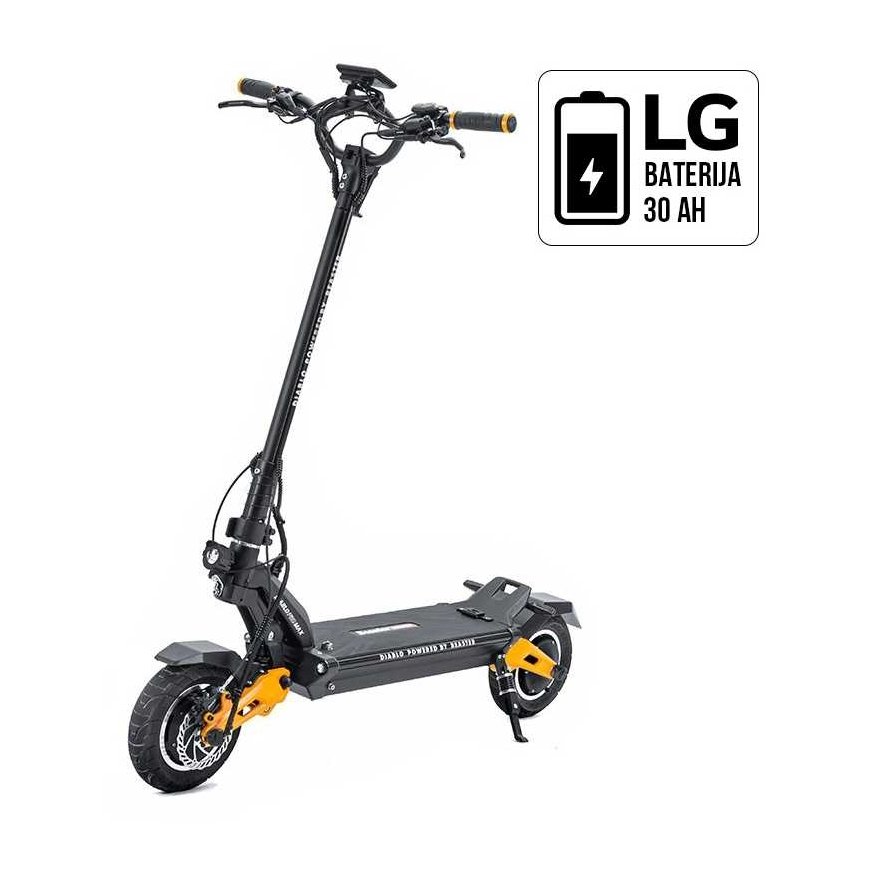 Электрический самокат Beaster Scooter Diablo Pro Max BSDIABLOPROYMAX, предназначенный для бездорожья