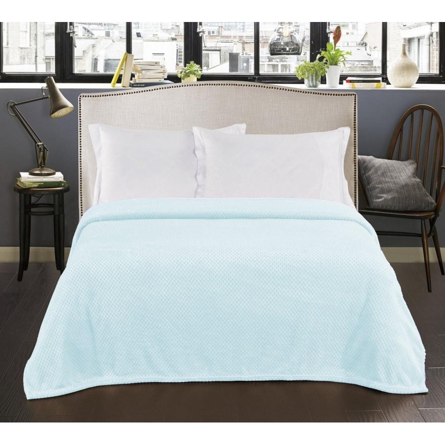 Pledas DecoKing Henry, heledsinine, 240 cm x 220 cm – 5