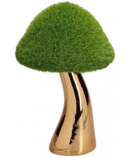 DOMESTIC RITUALS SIAMSPUNTATI 2 decorative mushroom figurine set 8 x 8 x 14 cm