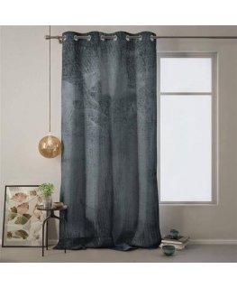 Yöverho renkailla AmeliaHome VELVET 140X270 cm, 1 kpl, väri: grafiitti