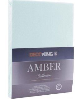 DecoKing Amber Bedspread 180-200x200+30 cm, color: light blue