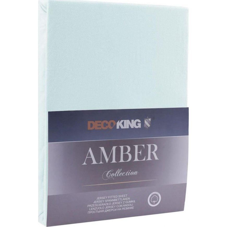 Paklaukka DecoKing Amber 180-200x200+30 cm, väri: vaaleansininen