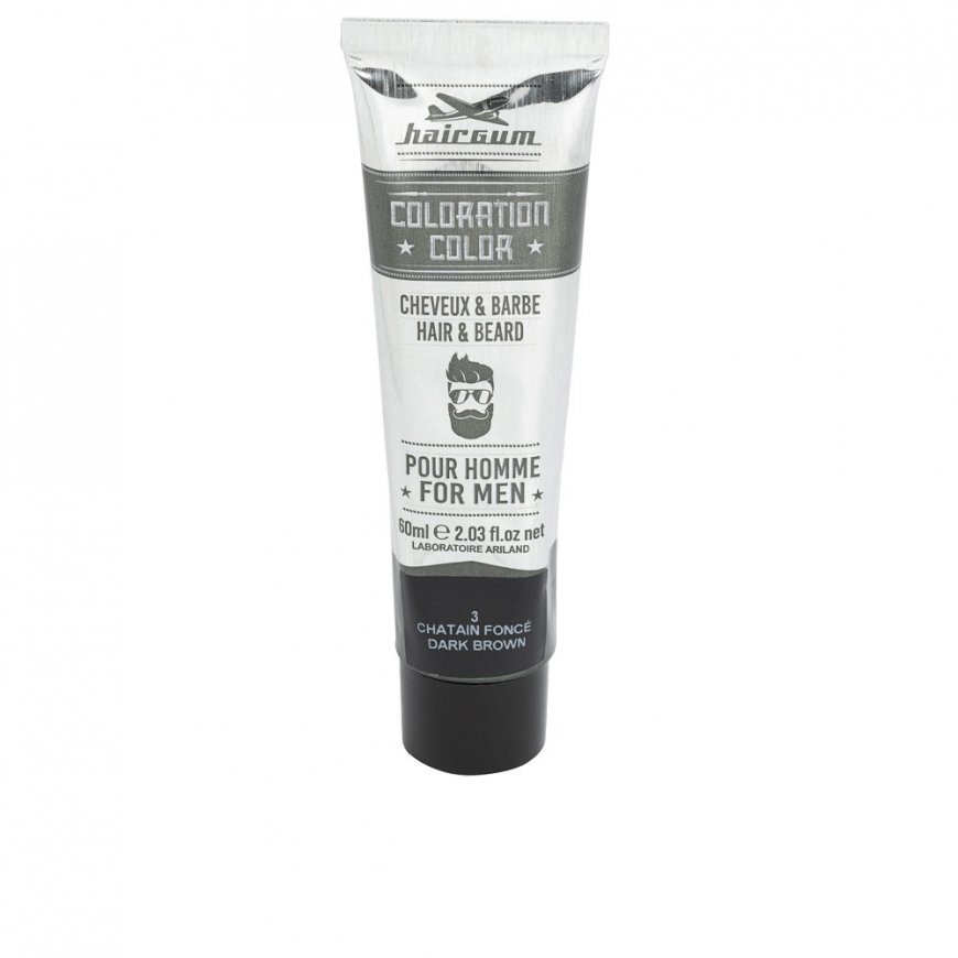 Hairgum COLORATION beard and hair dye 4-Chestnut 60 g – 2