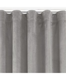 Kardin VILA värviline hall klassikaline läbipaistev laineline riba 7 cm samet 265x245 HOMEDE