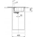 Мойка из нержавеющей стали Franke Spark, SKN 611-62/44