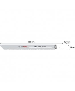 BOSCH RECIPROCATING SAW BLADE FOR PALLET REPAIR S1132VFR 0.9 x 19 x 225mm /5pcs.