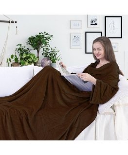 Pleds DecoKing Lazy, rudas, 150 cm x 180 cm