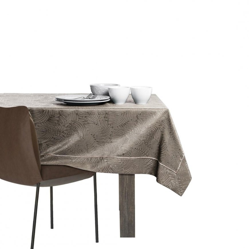 AmeliaHome TCLOTH / AH / GAIA / BRD / PPG / CAPPUCCINO / 110x110 – 2