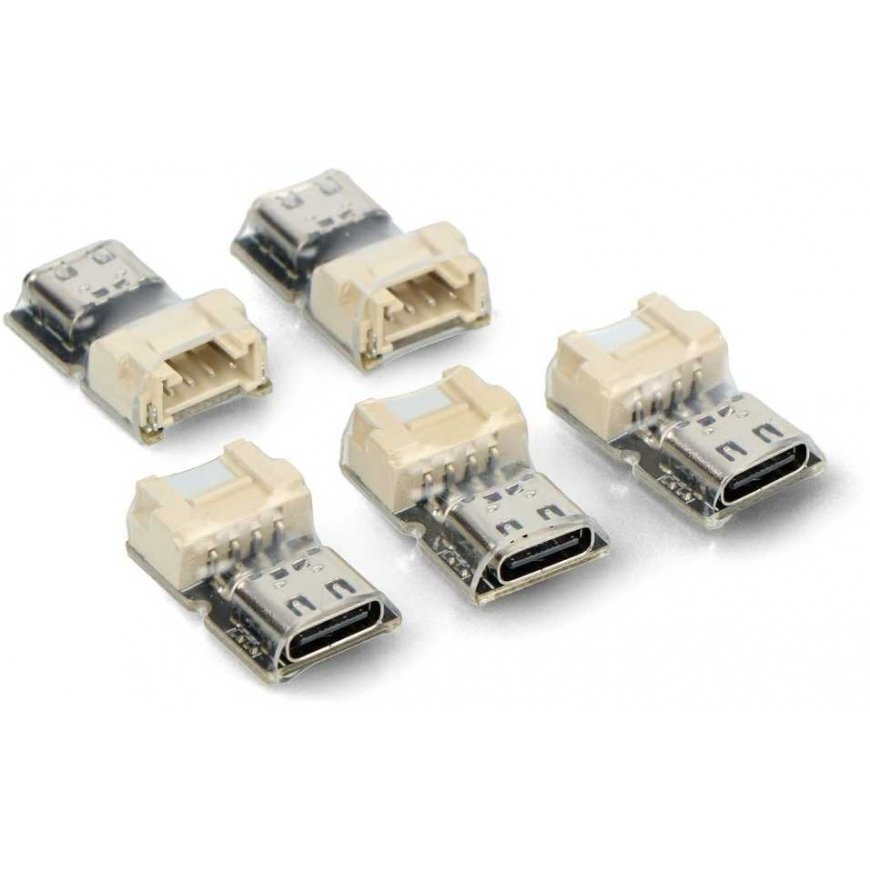 Grove2USB-C - Grove-adapteri - USB C - 5 kpl, - M5Stack A140 – 4