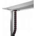Kaapelin pidike, Gooseneck magneettipidikkeellä, musta/punainen, 1285mm, säädettävän korkeuden pöydille, Powerton Kaapelin pidike, Gooseneck magneettipidikkeellä, musta/punainen, 1285mm, säädettävän korkeuden pöydille, Powerton