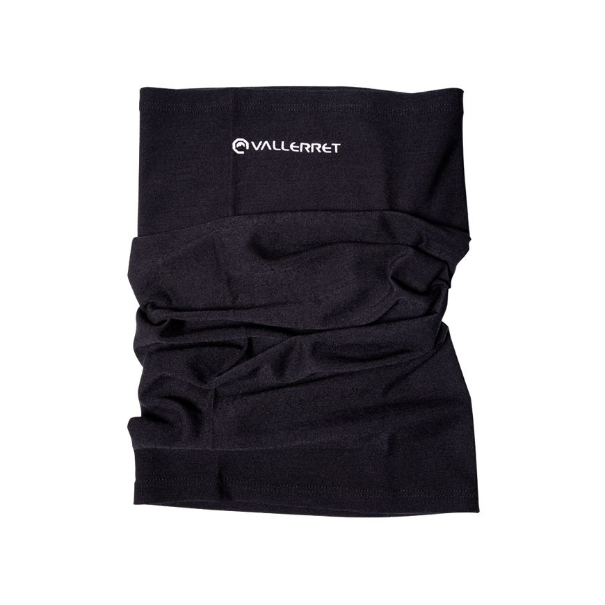 Vallerret Wool Neck Warmer (100% Merino) Black