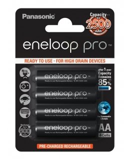 Panasonic eneloop pro Перезаряжаемая батарея AA
