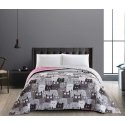 Reversible bedspread DecoKing Cat's Invasion, 260 cm x 280 cm Reversible bedspread DecoKing Cat's Invasion, 260 cm x 280 cm