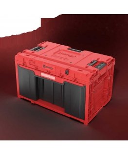 Q-Brick Viena atvilktņu instrumentu kaste, 2.0 Sarkanā UHD Custom, QBRICK ONE