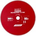 Cutting disc 305x96Tx30mm, Multimaterial PREMIUM, SPECIALIST+ Cutting disc 305x96Tx30mm, Multimaterial PREMIUM, SPECIALIST+