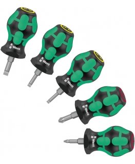 Wera Stubby Set 1 Yksittäinen Yksisuuntainen ruuvimeisseli